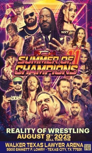 ROW LIVE! SUMMER OF CHAMPIONS XI - AUG 9, 2025