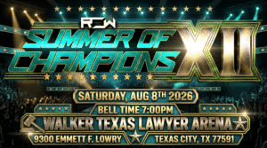 ROW LIVE! SUMMER OF CHAMPIONS XII - AUG 8, 2026