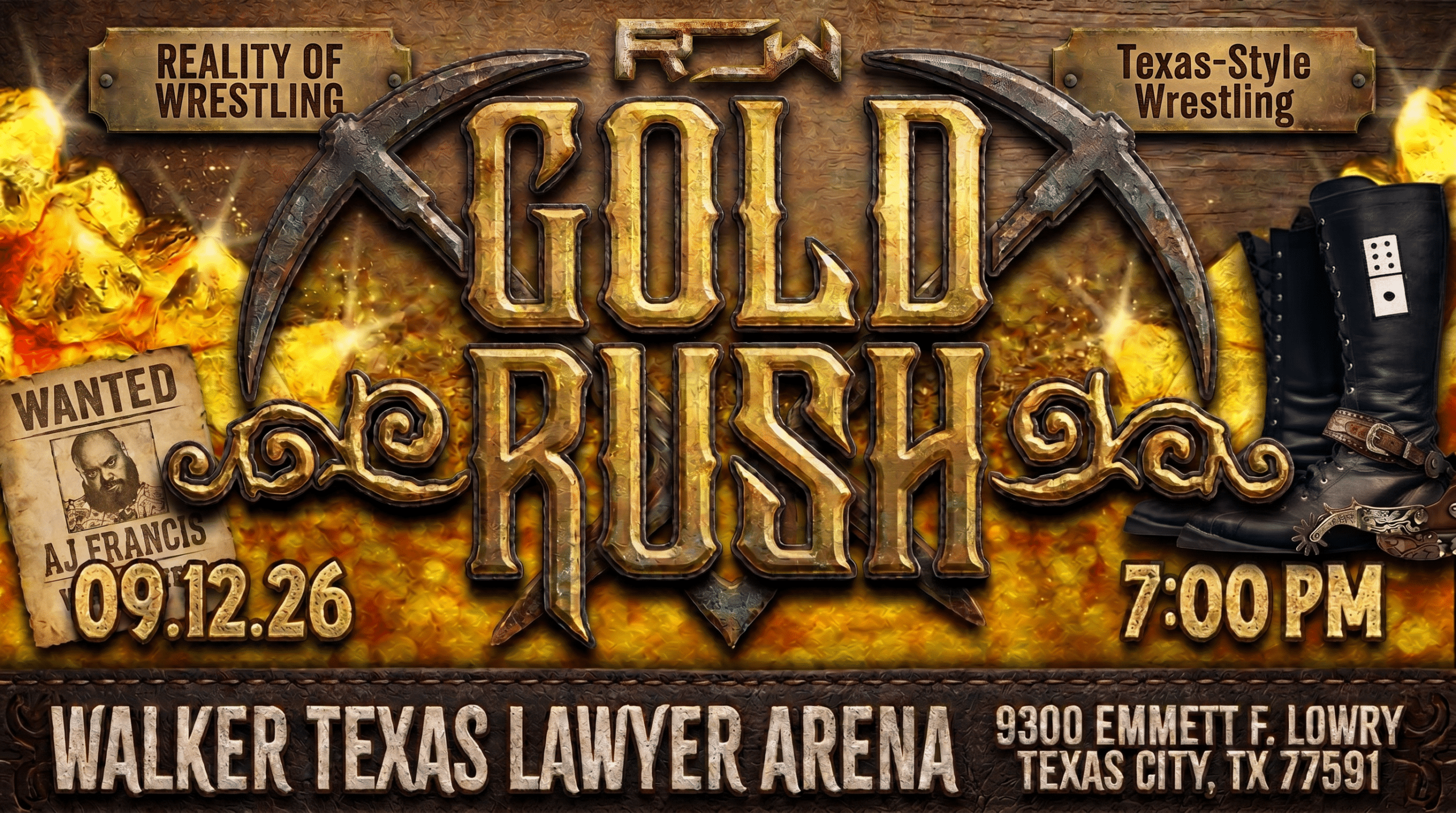 GOLD RUSH 2026 ROW LIVE! PLATINUM - GOLD RUSH - SEP 12, 2026