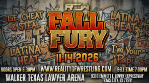 ROW LIVE! PLATINUM - FALL FURY - NOV 14, 2026